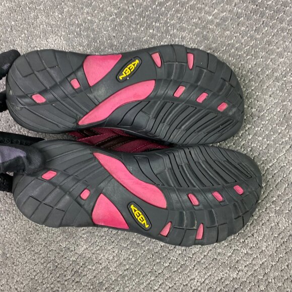 Keen Presidio Sport Mesh Waterproof Shoes Women's 9 Burgundy Hiking Outdoor - Picture 7 of 12